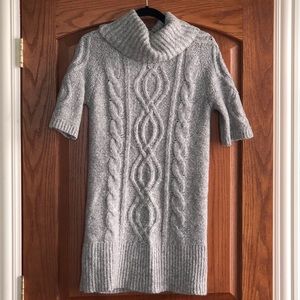 Sweater dress gray